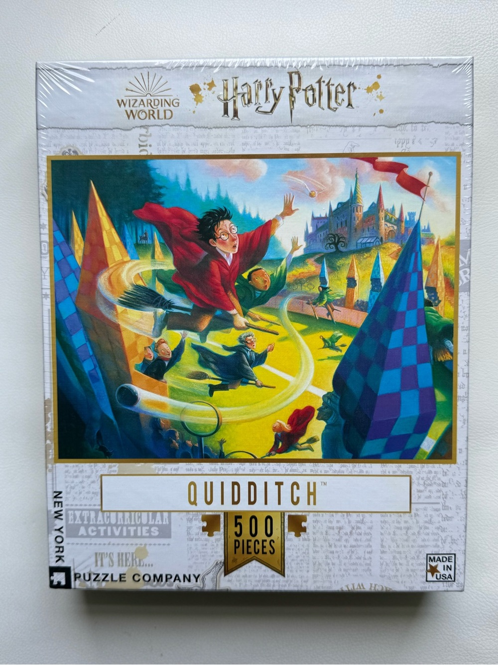 Harry Potter Quidditch 500 Piece Puzzle Wizarding World New York Puzzle Company
